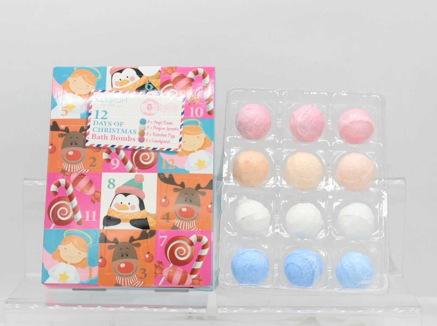 12 Days of Christmas Bath Bomb Kids Advent Calendar