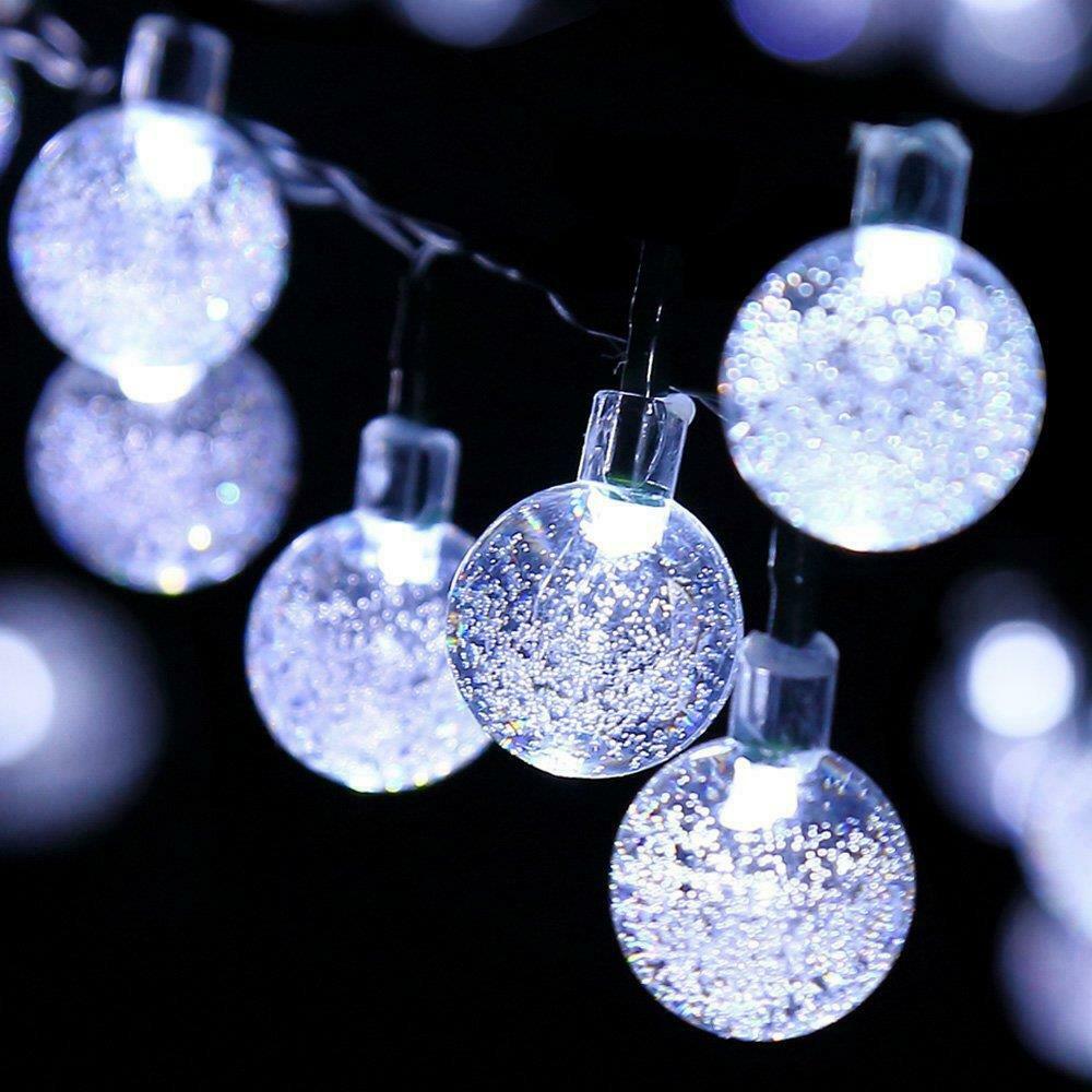 30 LED Solar Powered Garden String Ball Lights
