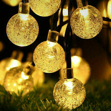 Load image into Gallery viewer, 30 LED Solar Powered Garden String Ball Lights