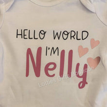 Load image into Gallery viewer, Hello World .... Baby Vest