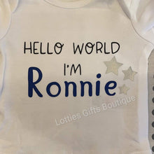 Load image into Gallery viewer, Hello World .... Baby Vest