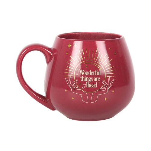 Pink Fortune Teller Colour Changing Mug - Wonderful Things Are Ahead