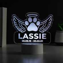 Load image into Gallery viewer, Personalised Pet Memorial LED Light