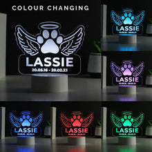 Load image into Gallery viewer, Personalised Pet Memorial LED Light