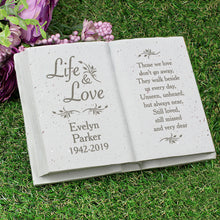 Load image into Gallery viewer, Personalised Life &amp; Love Memorial Book