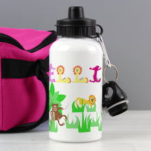 Load image into Gallery viewer, Personalised Animal Alphabet Drinks Bottle