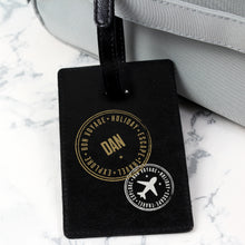 Load image into Gallery viewer, Personalised Stamped Luggage Tag