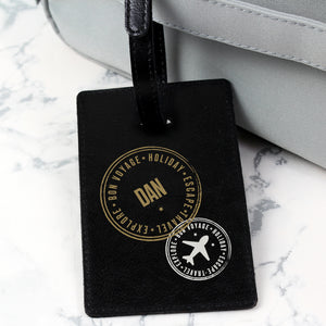 Personalised Stamped Luggage Tag