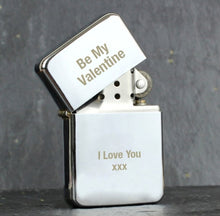 Load image into Gallery viewer, Personalised Silver Lighter - Any Text