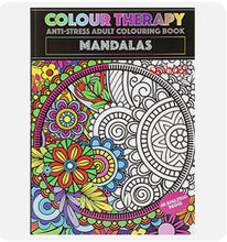 Load image into Gallery viewer, Colour Therapy Colouring Book and Pens