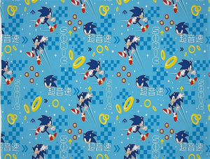 Sonic Go Fleece Blanket Super Soft Bed Throw