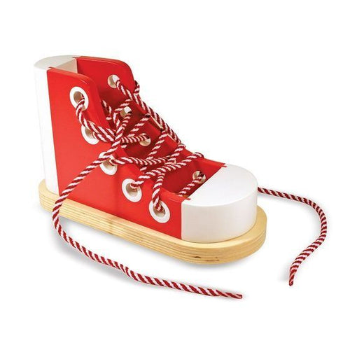Wooden Lacing Shoe by Melissa Doug
