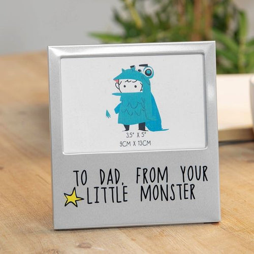 To Dad, From You Monster Photo Frame