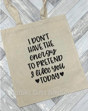 Load image into Gallery viewer, Slogan Tote Bags