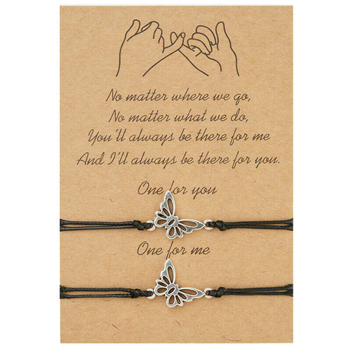 Butterfly Friendship Bracelet Card