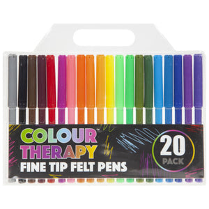 Colour Therapy Colouring Book and Pens