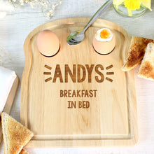 Load image into Gallery viewer, Personalised Free Text Egg &amp; Toast Board