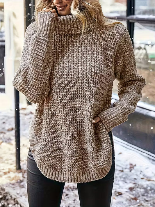 High Neck Womans Pullover