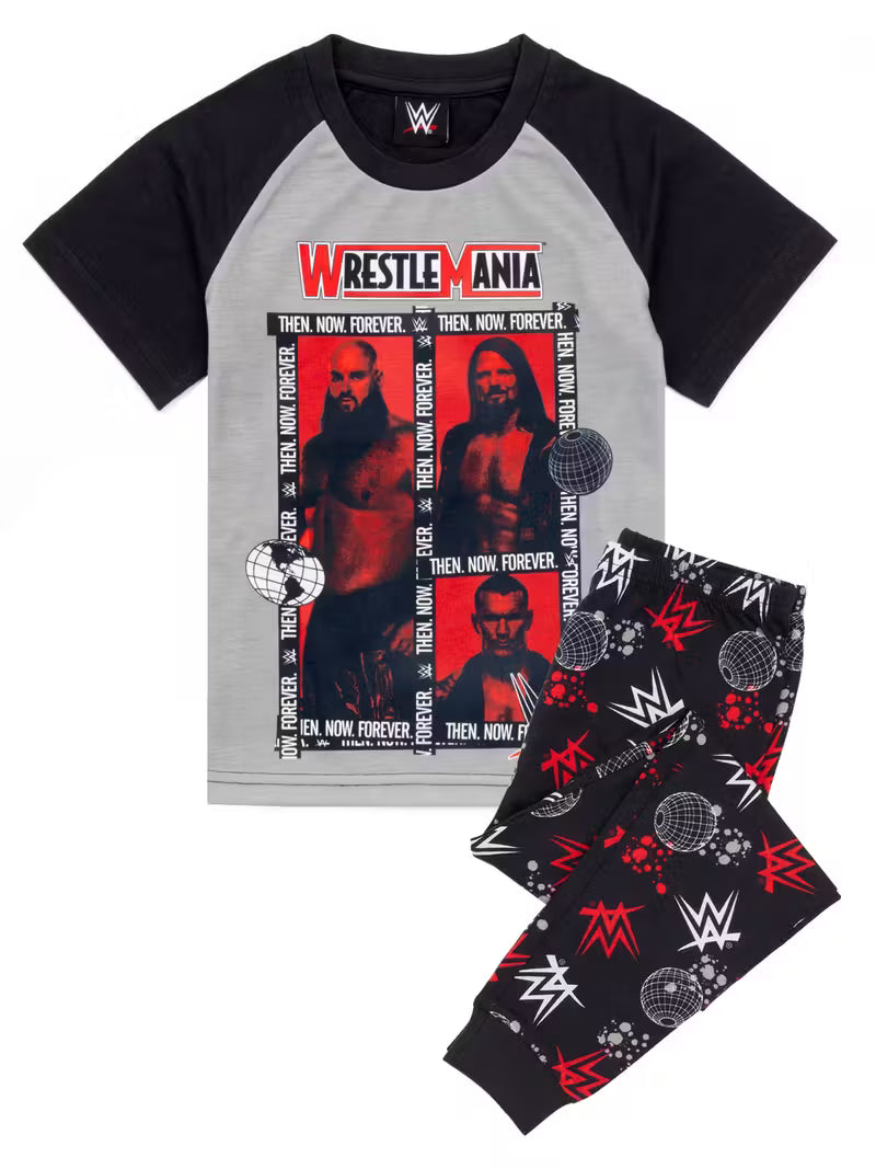 WWE Character Long Leg Boys Pyjamas