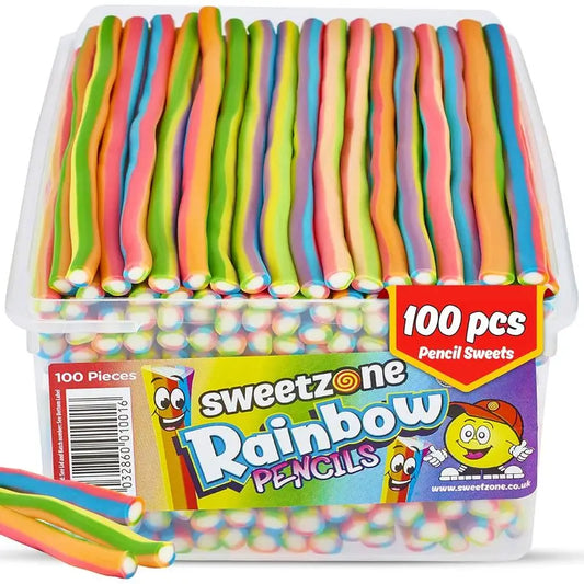 100 Rainbow Pencils