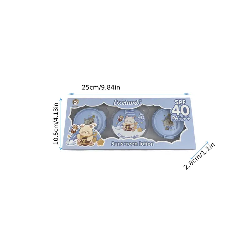 3PC Sunscreen Trio Set