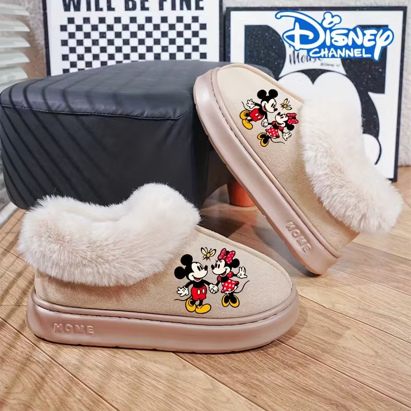 Mickey & Minnie Mouse Slippers