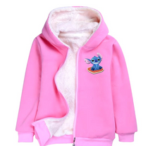 Load image into Gallery viewer, Lilo And Stitch Fleece Hoodie