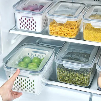 Refrigerator Storage Box /Drain Basket Storage Containers