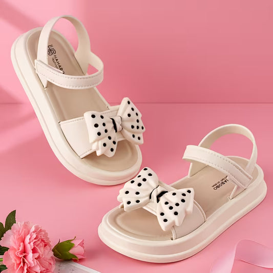 Girls' Fashion Lightweight Comfortable Sandals with Bow Pattern