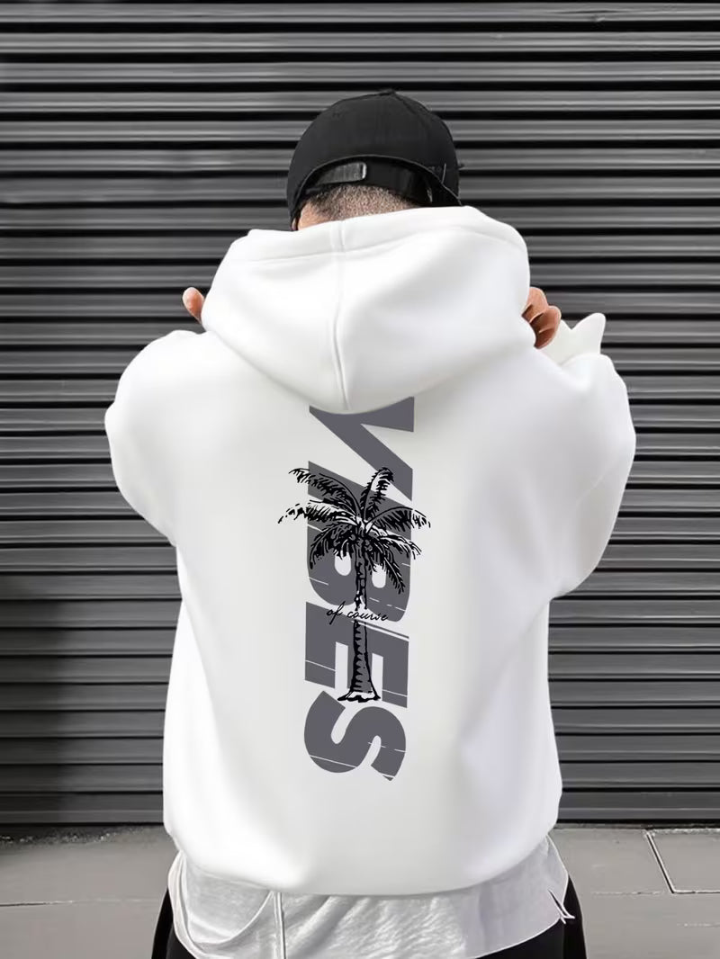 Boys Unique Style Letter-Printed Casual Long Sleeve Hoodie