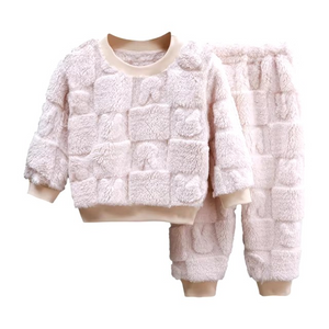 2Pc Children Flannel Fleece Pyjama Set