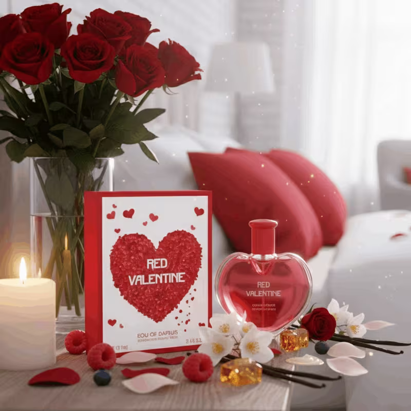 Red Womens Perfume Floral and Fruity Scent, 100ml