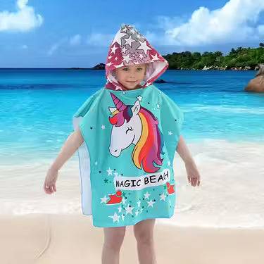 A Beach Hooded Towel