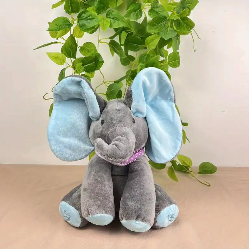 Singing Elephant Plush Toy with Moving Ears