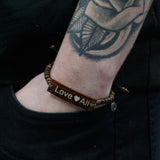 6x Coco Slogan Bracelets - #LoveAll