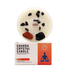 Load image into Gallery viewer, Chakra Crystal Candles - Root Chakra