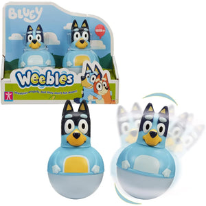 Bluey Weebles Bluey and Bandit Twin Pack Activity Toy