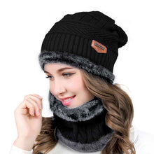 Load image into Gallery viewer, Beanie Hat Scarf Set