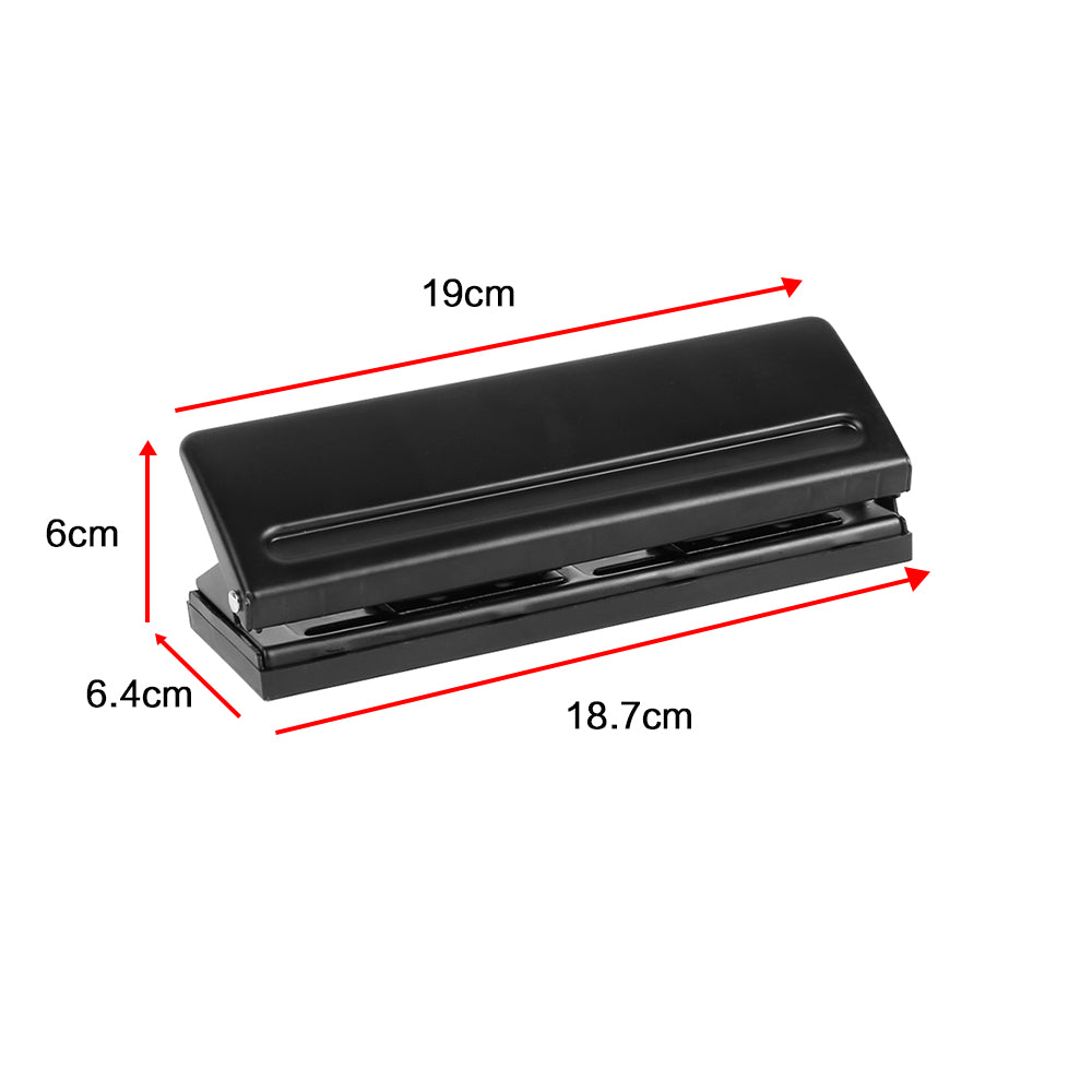 6-Hole Paper Filofax Puncher A4 A5 A6 Adjustable Metal Organiser Hole Puncher