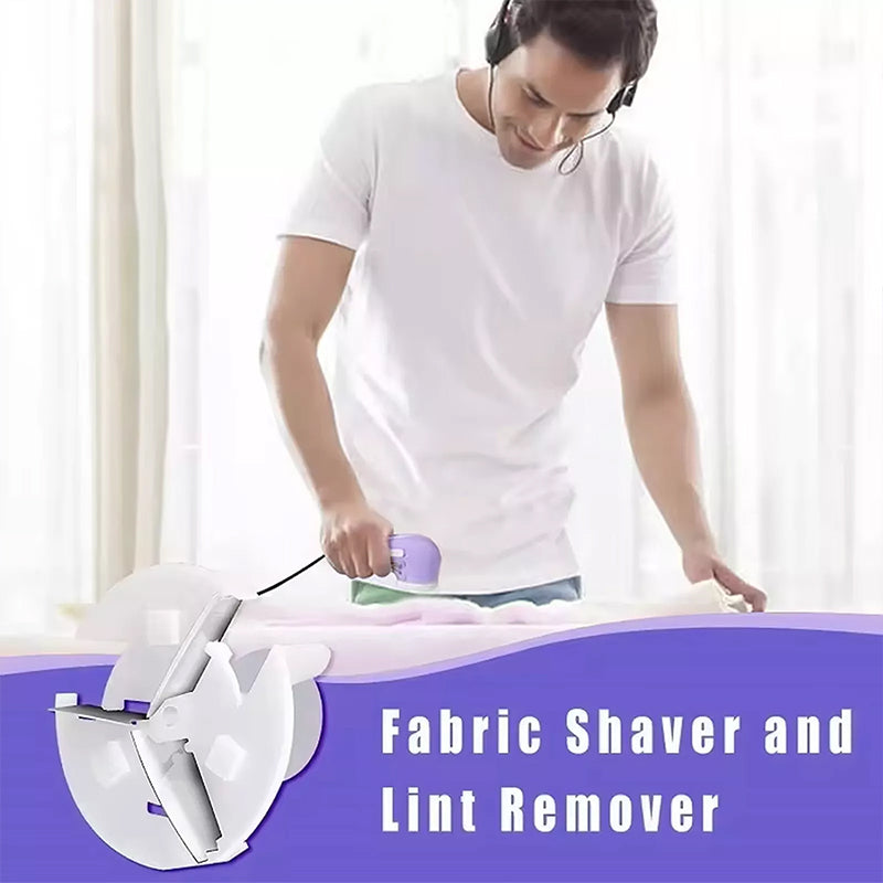 Mini Fabric Shaver Lint Remover USB Rechargeable Bobble Fluff Cleaner