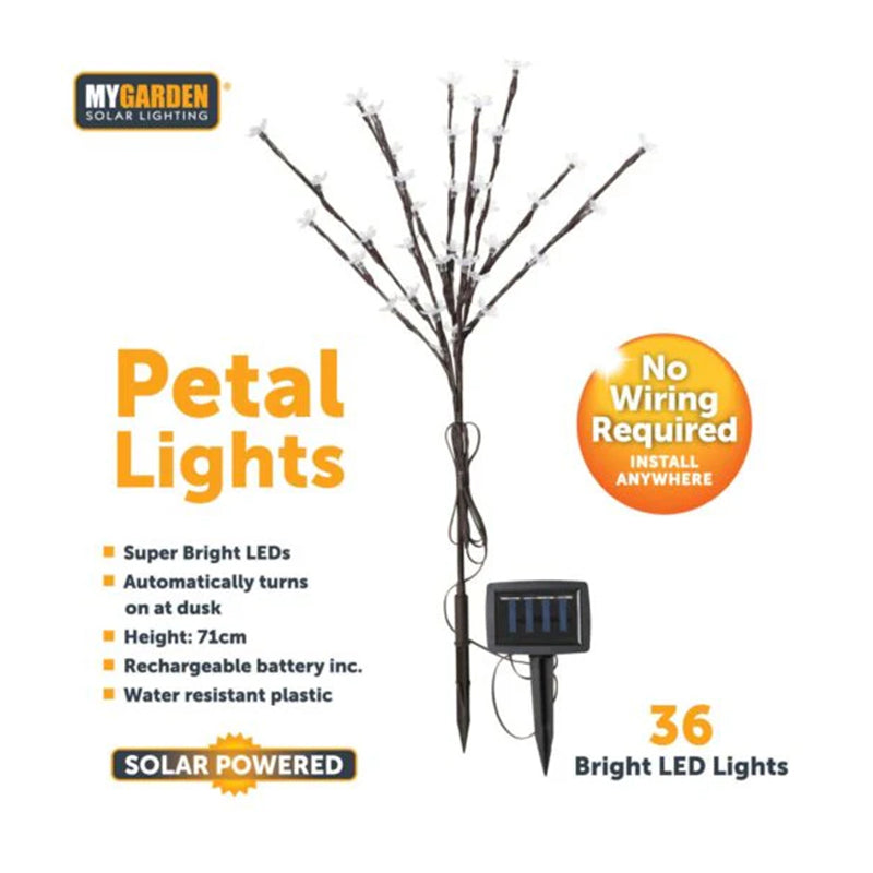 Garden Solar Powered Petal Lights