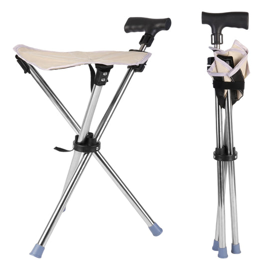 Folding Portable Walking Stick Seat
