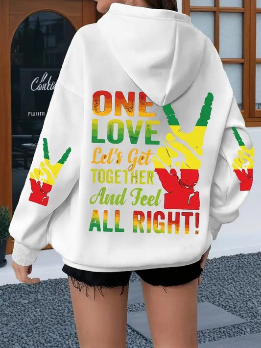 Women's Plus Size Black History Month Graphic Hoodie