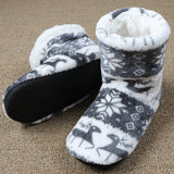 Elk Floor Shoes Indoor Socks Shoes Warm Plush House Slippers