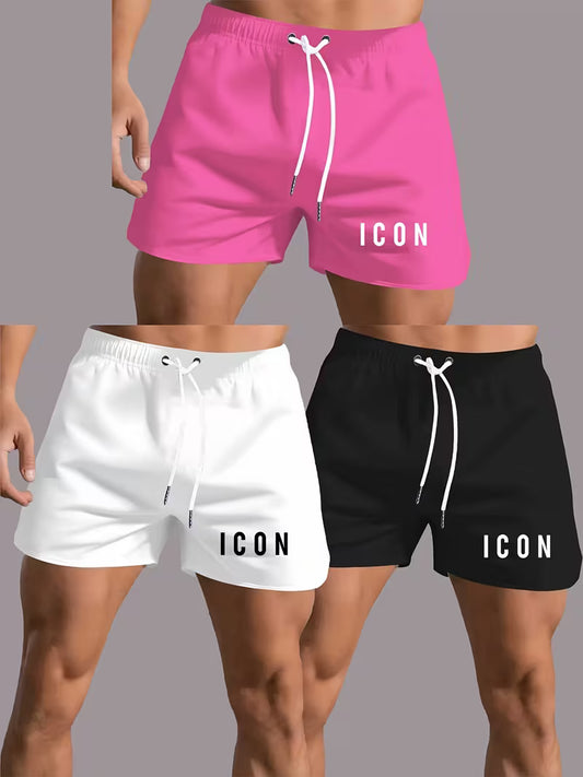 3-Pack Ultra-Thin Beach Shorts for Men