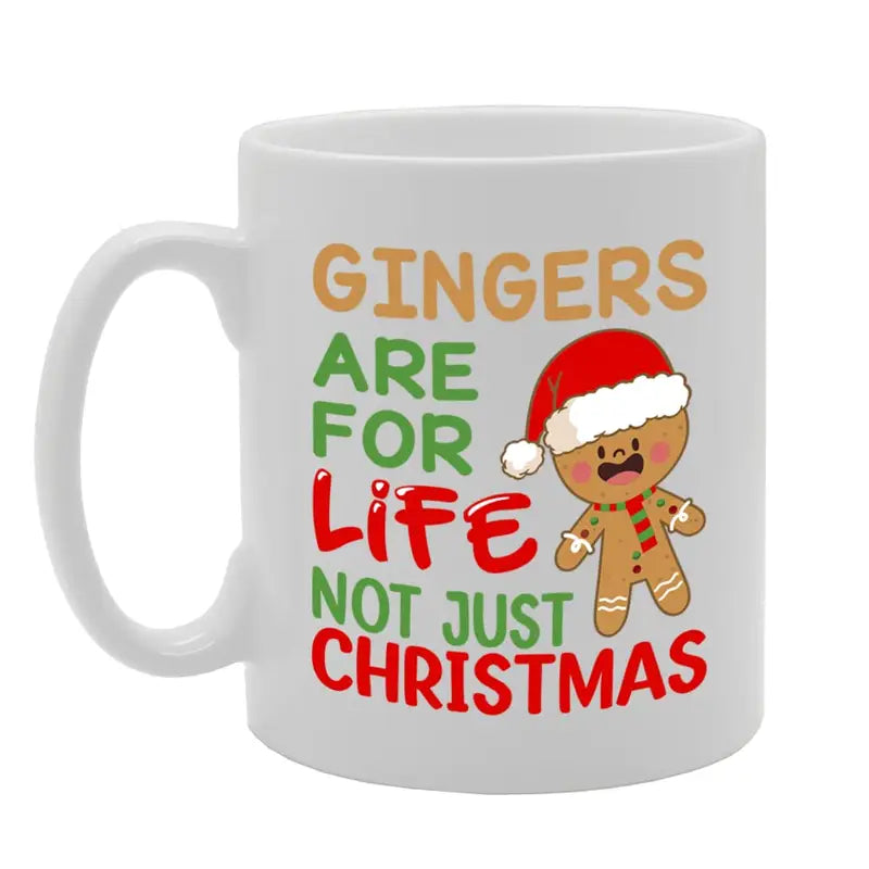 Gingers Are For Life Ceramic Xmas Mug