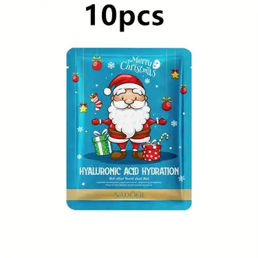 10 PC Xmas Face Masks