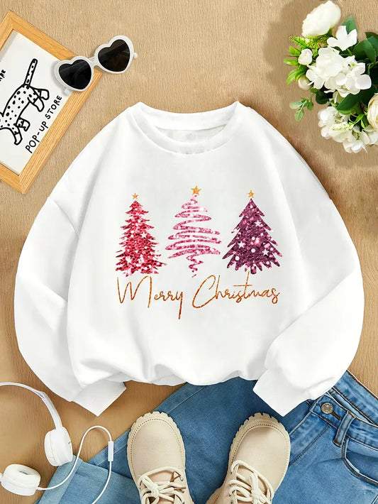 Christmas Print Sweatshirt