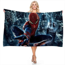 Load image into Gallery viewer, Spiderman Beach Towel