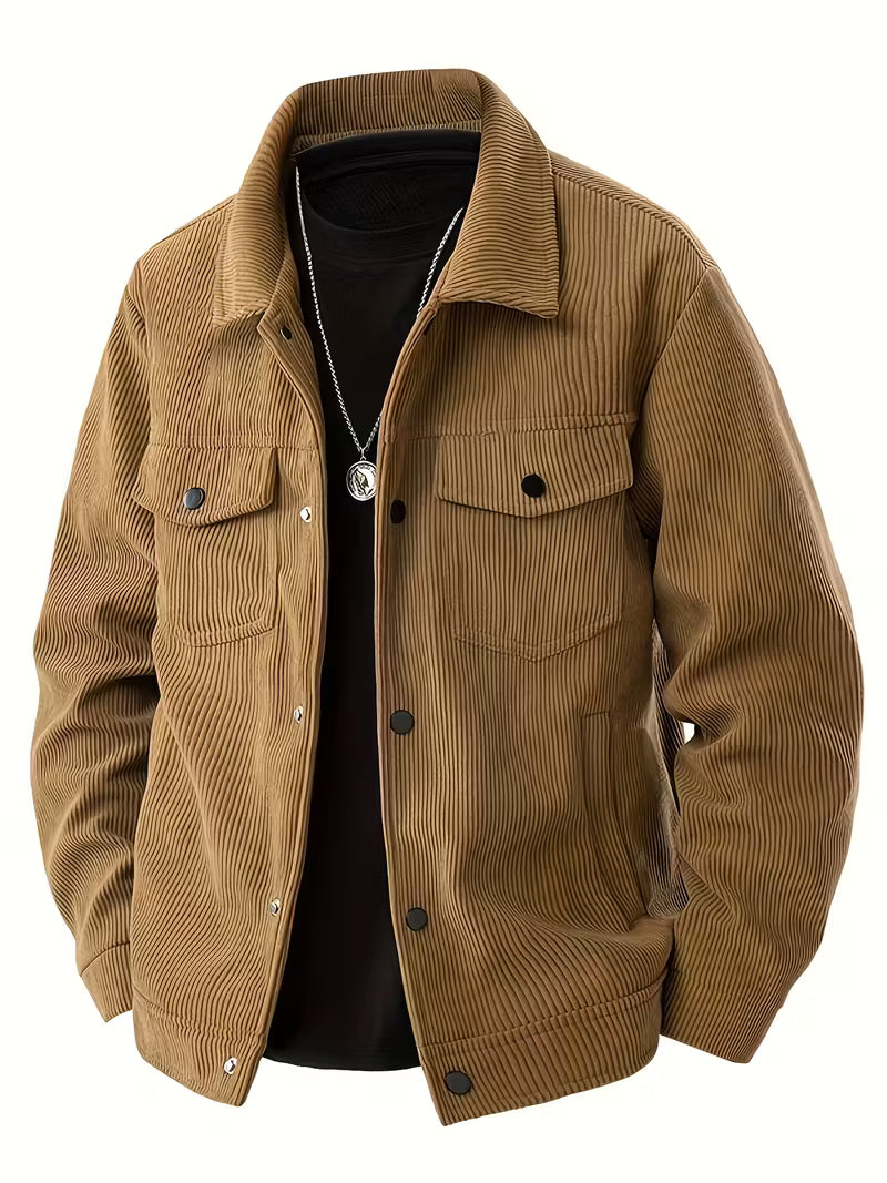 Plus Size Mens Corduroy Jacket